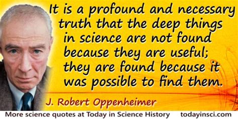 J. Robert Oppenheimer Famous Quote