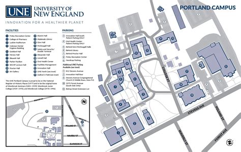 University Of New England Campus Map - Map Images