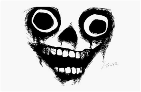 Creepy Clipart Smile Man - Scary Roblox Face, HD Png Download ...