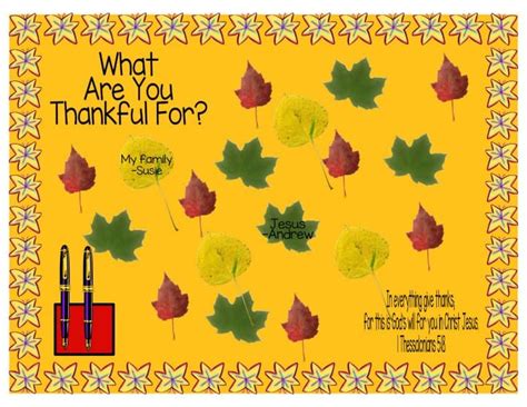 Thanksgiving Bulletin Board Ideas for Church & Sunday School - Ministry ...