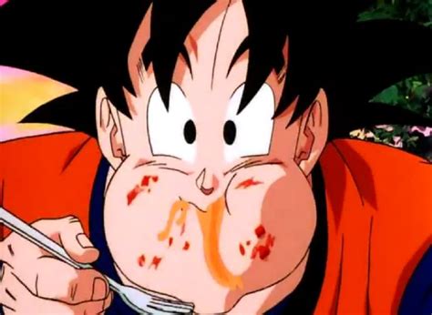 DBZ Goku eating | Dragon Ball Z | Pinterest | Goku