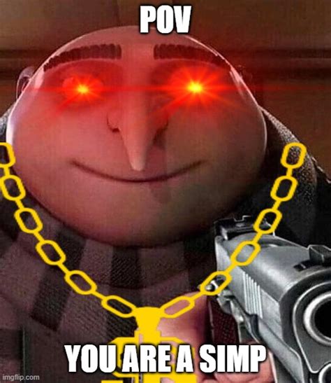 Gru Holding Gun Meme Template