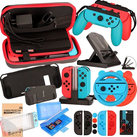 Accessories Kit for Nintendo Switch and Nintendo Switch OLED ...