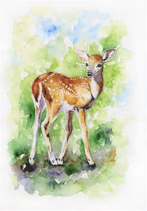 10 Cute Animal Watercolor Paintings in 2020 | Artisticaly - Inspect the ...