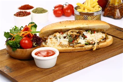 Hot Sub Sandwiches stock image. Image of cheesy, french - 97657325