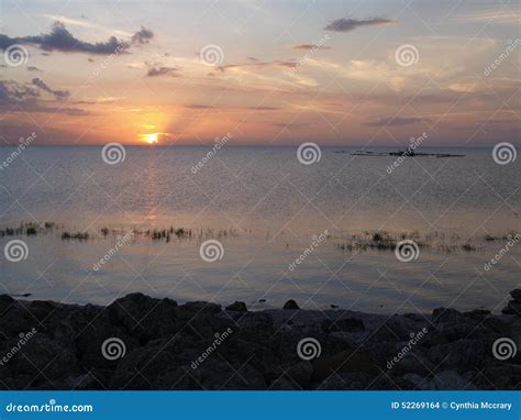 Lake Okeechobee Sunset stock photo. Image of horizon - 52269164