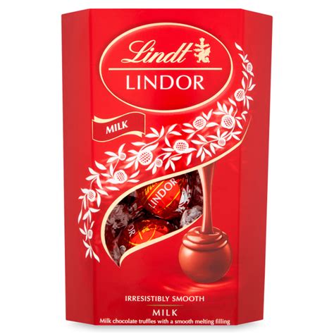 Lindt LINDOR Milk Chocolate Truffles Box 200g | Lindt Chocolate