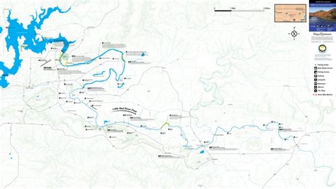 Little Red River - Fish Arkansas Map by Map the Xperience | Avenza Maps