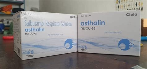 Salbutamol Nebuliser Solution 25mg at ₹ 135/piece | Nebuliser Products ...