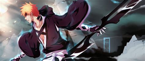 2560x1080 Resolution bleach, kurosaki ichigo, anime 2560x1080 ...