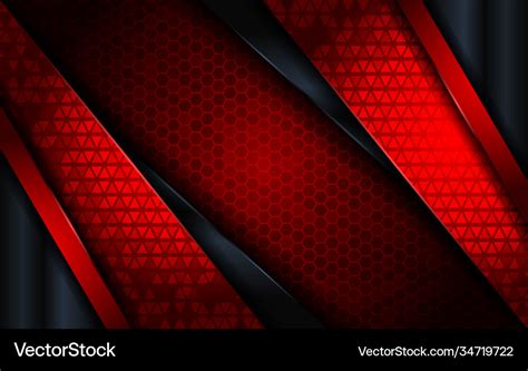 Abstract red technology modern background design Vector Image