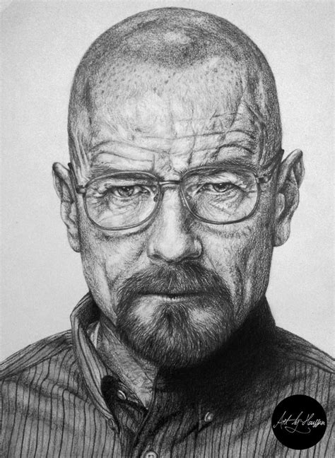 Pencil drawing of Walter White by artbyhoussam on DeviantArt