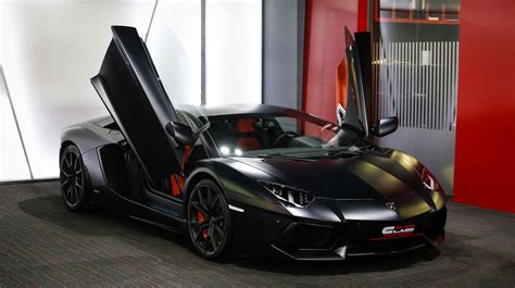 Stealthy Satin Black Lamborghini Aventador Hits the Market - GTspirit