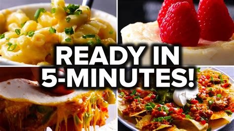 7 Recipes You Can Make In 5 Minutes - 1000COOKER