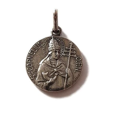 St Cornelius medal pendant St Corneille charm by MarieLouisette now at ...