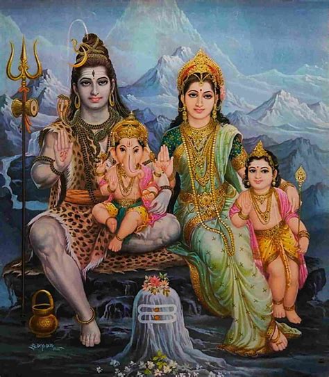 Lord Shiva Family Desktop Wallpapers