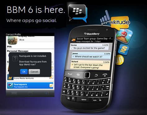 RIM launches BlackBerry Messenger 6 with new social features