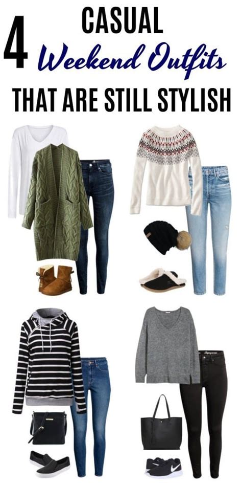 4 Casual Weekend Outfits That are Still Stylish | Mom Fabulous