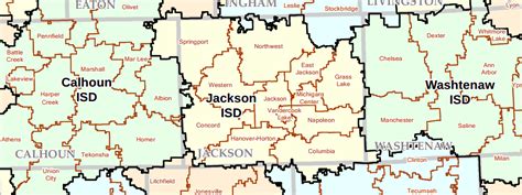 Jackson county MI School District map - Production Realty