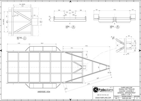 3.5t Heavy Duty Car Trailer | Build your own trailer – FabPlans