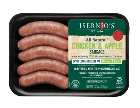 Chicken Apple Sausage - Isernio's Premium