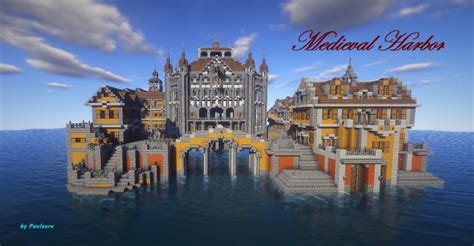 Medieval Harbor Minecraft Map