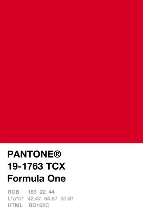 Formula 1 Pantone #formal #pantone #formal #formula #pantone | Pantone ...