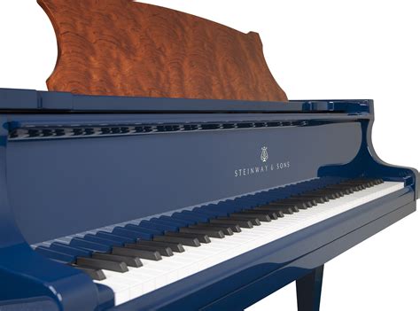 SOLD | STEINWAY & SONS B211 SPIRIO “One & Only Blue” - Hinves Pianos