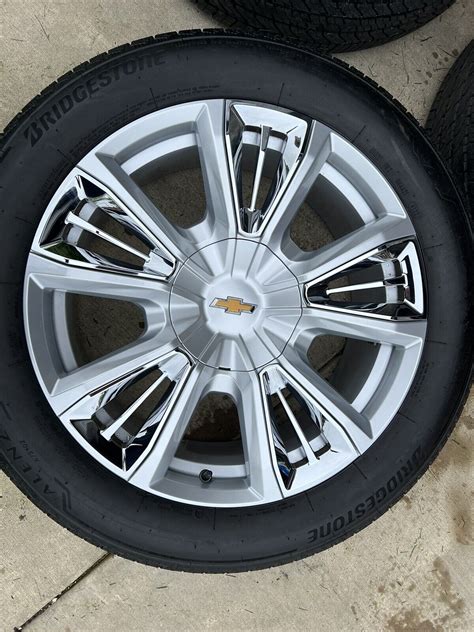 22" Chevy Tahoe Suburban High Country OEM wheels rims Silverado 2023 | eBay