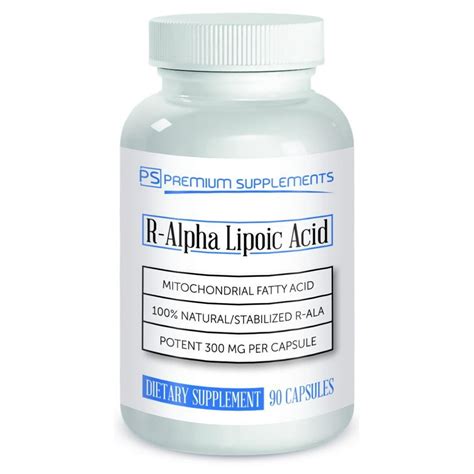 R-Alpha Lipoic Acid 300MG of Pure R-LIPOIC Acid 90 Count. ((((MAX ...