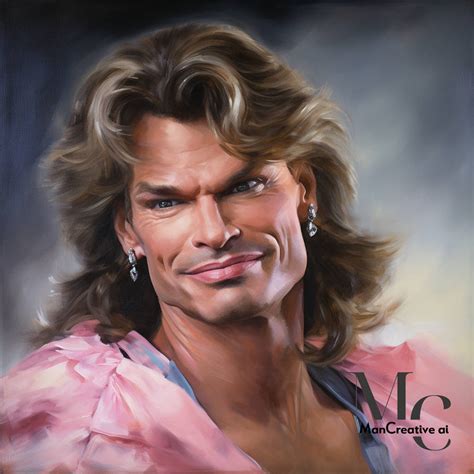 Patrick Swayze in Drag by Mancreativeai on DeviantArt