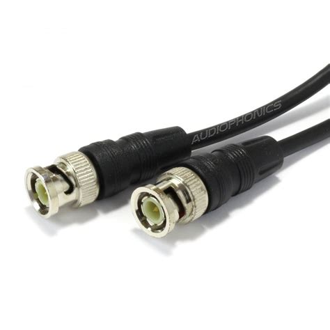 Digital Coaxial Cable Male / Male BNC-BNC 75 Ohm 2m - Audiophonics