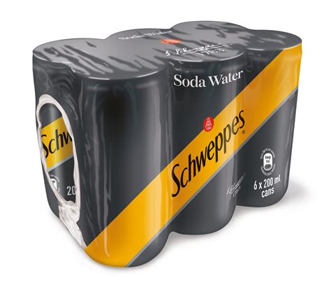 Schweppes Soda Water Can 200ml | Norman Goodfellows