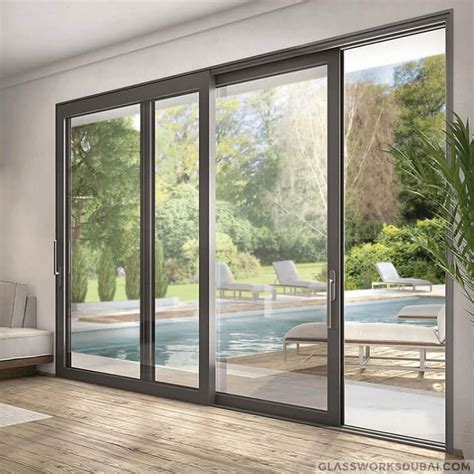 Upgrade Your Space & Modern Aluminum Frame Glass Door in Dubai