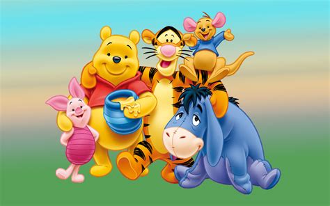 Winnie the Pooh Character Wallpapers on WallpaperDog