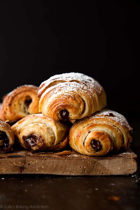 Homemade Chocolate Croissants (Pain au Chocolat) - Sallys Baking Addiction