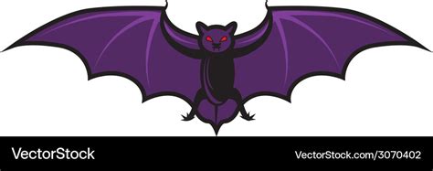 Scary Cartoon Halloween Bats