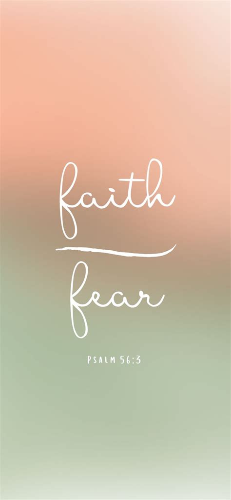 “Faith over Fear” phone lock screen wallpaper | AshleyEddleman.com ...