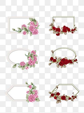 Red Roses Border Vector Art PNG Images | Free Download On Pngtree