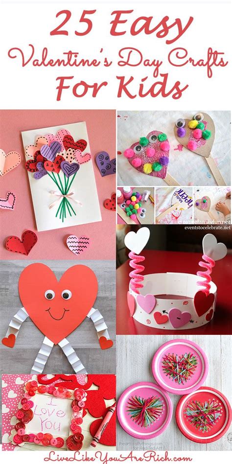 25 Easy Valentine's Day Crafts for Kids