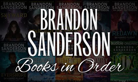 All 50+ Brandon Sanderson Books in Order | Cosmere, Cytoverse & More