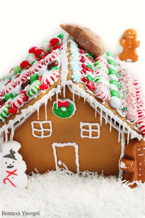 Gingerbread house recipe with step by step photos