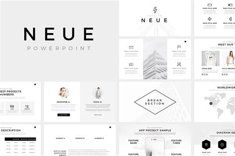 Neue Minimal PowerPoint Template Professional Powerpoint Templates ...