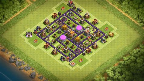 Clash Of Clans Base Buildings : Clash Of Clans - Town Hall 7 (TH7 ...