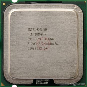 Intel Pentium 4 HT 641 Specs | TechPowerUp CPU Database