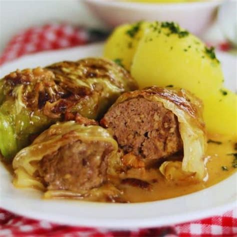 German Cabbage Rolls with Gravy Recipe - All Tastes German