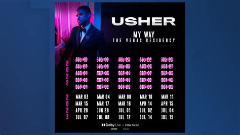 Usher 'The Vegas Residency,' tickets sold out for 2022; 2023 tickets on ...