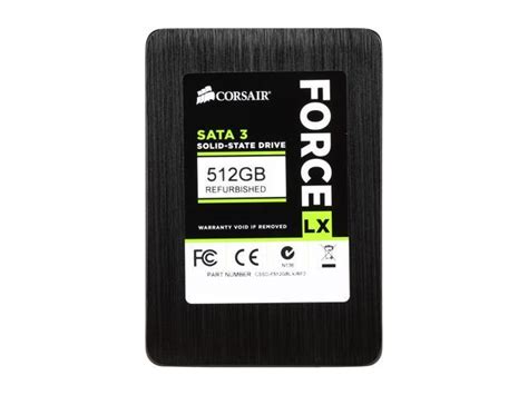 Refurbished: Corsair Force LX Series 2.5" 512GB SATA III MLC Internal ...