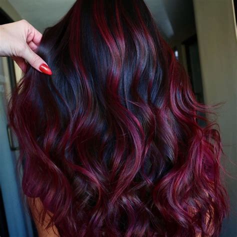 21 Gorgeous Examples of Black Cherry Hair Color