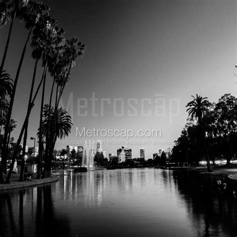 Los Angeles Photography Black and White: The Los Angeles Skyline from ...